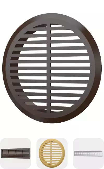 Вентиляционные решетки дверные