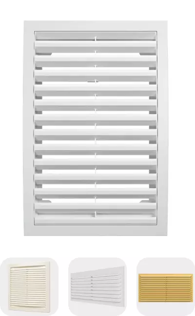 Вентиляционные решетки из АБС