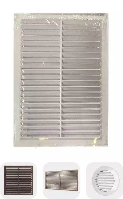 Вентиляционные решетки из ПВХ