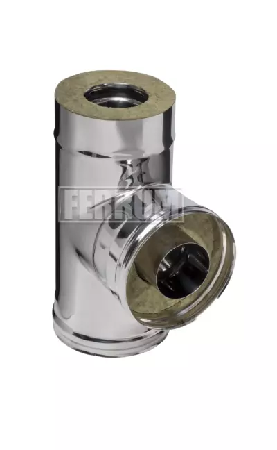 Teu 90° pentru cos de fum