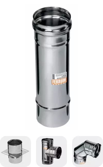 Одностенные дымоходы