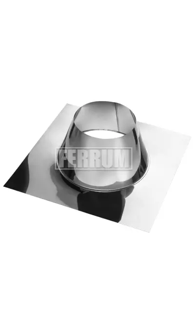 Trecere prin acoperis din inox orizontala