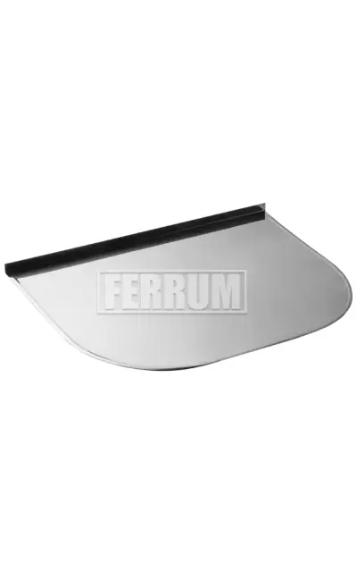 Tabla din inox pentru gura sobei