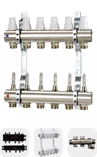 Colectoare pentru pardosea calda