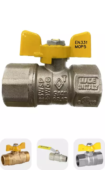 Шаровые краны для газа
