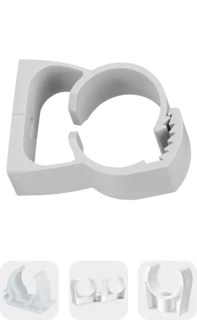 Клипсы и скобы для крепления труб