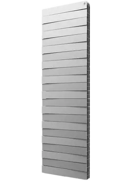 4elementsRadiator bimetal Royal Thermo Pianoforte Tower Silver Satin 18 sectii