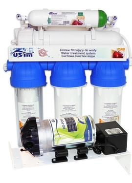 Система обратного осмоса RO-6 с насосом USTM