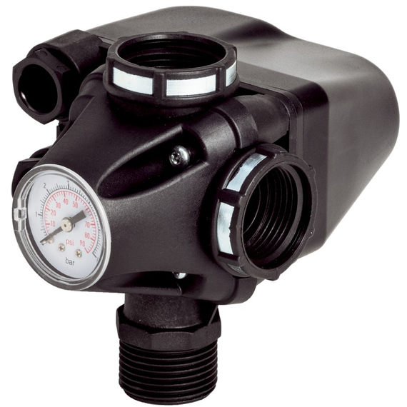 4elementsPresostat PM/5 (1-5 Bar) 1" cu manometru Italtecnica, изображение 5