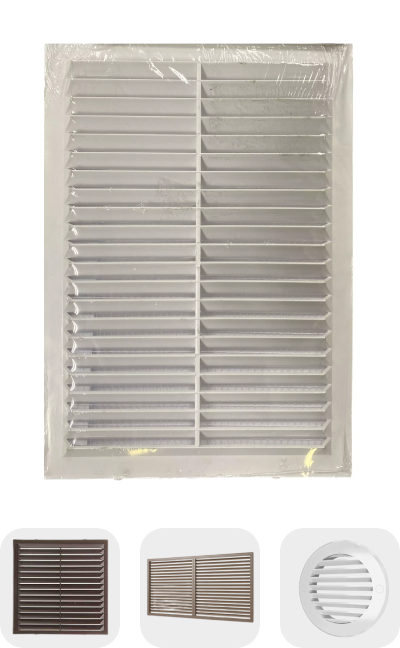 Вентиляционные решетки из ПВХ