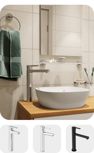 Baterie de lavoar inalta