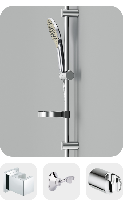 Suporturi și tije pentru duș de mână