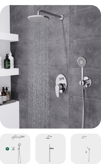 Sisteme de dus pentru montaj ascuns