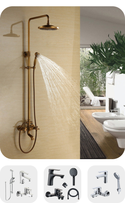 Seturi de baterii si robinete