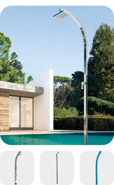 Dușuri în aer liber (pentru piscină)