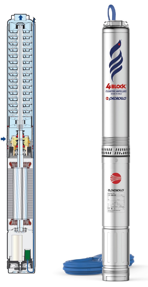 Насосная станция Pedrollo HYDROFRESH JSWm 1AX-N - CL 24 - Насосные станции / Вариант-А