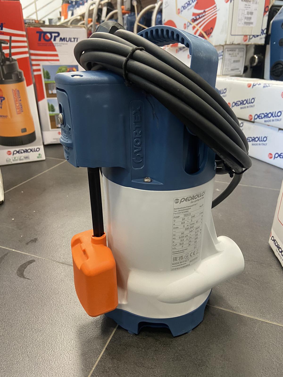 Pompa de drenaj Pedrollo TEX 2 0,37 kW | Magazin 4elements.md Pret