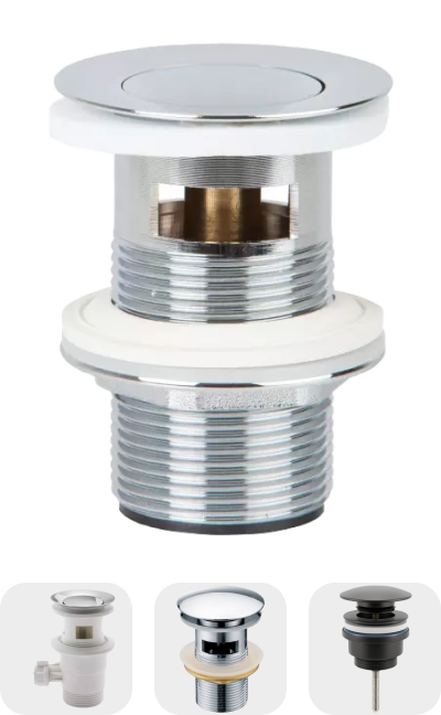 Донные клапаны для раковин