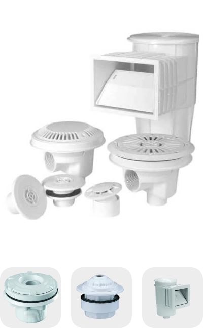 Piese incorporate pentru piscine