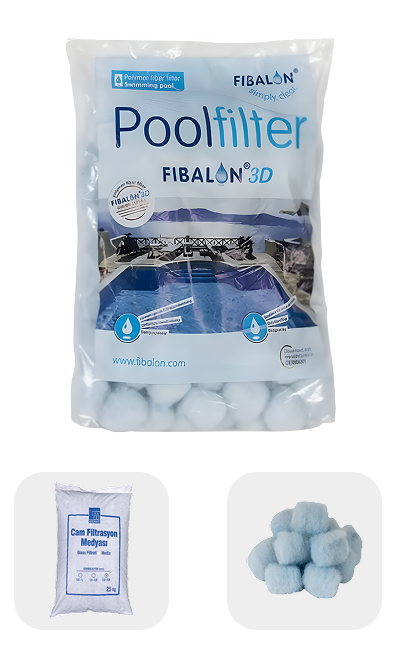 Umplutura pentru filtrele de piscina