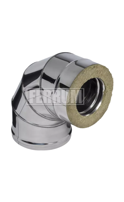 Cot sandwich 90° pentru cos de fum