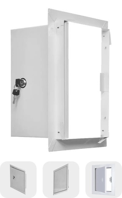 Trape de revizie din metal