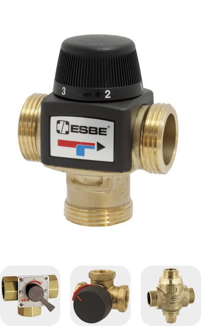 Термостатические смесительные клапаны