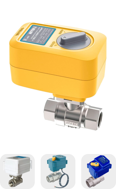 Шаровые краны с электроприводом