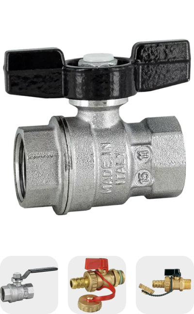 Robineti de trecere cu racord filetat