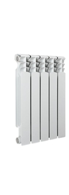 Биметаллический радиатор KUBBER KUB-350W/100 White