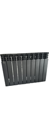 Биметаллический радиатор KUBBER KUB-500B/100 Black