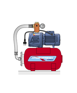 Гидрофор с эл. регулятором давления Pedrollo Hydrofresh FUTURE JETm1AX 0,55 kW, изображение 2