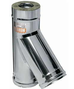 4elementsTeu izolat 135° pentru cos de fum Ferrum (430/0,8) D150x210
