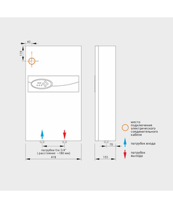 4elementsCazan electric 4 kW Kospel EKCO.R2-04, изображение 5