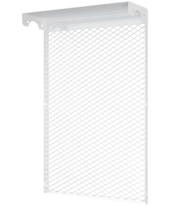 Декоративный металлический экран на радиатор Mistral 4 секции, изображение 2