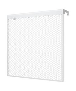 Декоративный металлический экран на радиатор Mistral 6 секций