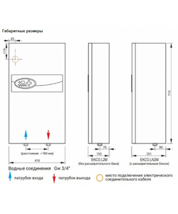 4elementsCazan electric 12 kW Kospel EKCO.LN2M-12, изображение 5