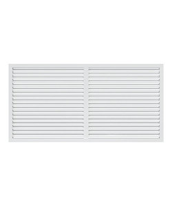 Решетка вентиляционная, профиль ПВХ 600х1200 Mistral, изображение 3