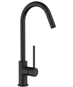 4elementsBaterie pentru bucatarie Genebre TAU Black Cold Start (gura de scurgere 350mm)