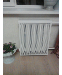 Декоративный металлический экран на радиатор Mistral 5 секций, изображение 2