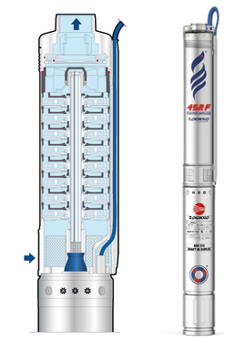 4elementsPompă submersibilă Pedrollo 4SRm 4/12 - S - PD 1,1 kW, Putere: 1,1, Serie: 4SR-F