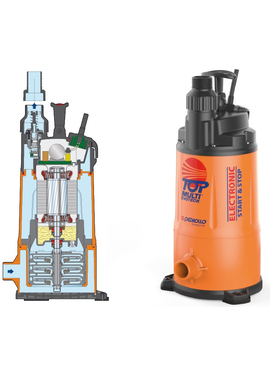 Погружной насос с автоматикой Pedrollo TOP MULTI-EVOTECH 2 0,55 kW