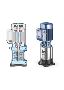 4elementsВертикальный многоступенчатый насос Pedrollo MKm5/8 2,2 kW