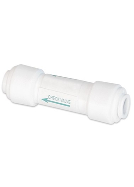 4elementsАдаптер пластиковый соедин. с обратным клапаном ( для обратн. осмоса)  1/4'' USTM