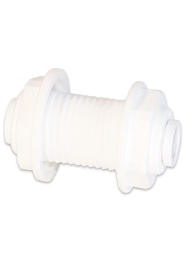 Штуцер (адаптер) пластиковый соединительный 1/4''x1/4'' (для обратного осмоса) USTM