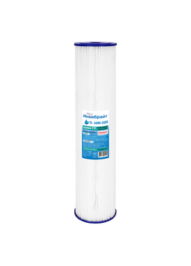 4elementsCartus plisat din polipropilena 20'' Big Blue, 20 microni Aquabright  