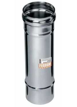 Одностенный дымоход 0,25м Ferrum D115 (0,8мм)