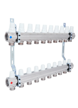 4elementsColector pentru incalzire prin pardoseala 1" x 10 iesiri ICMA