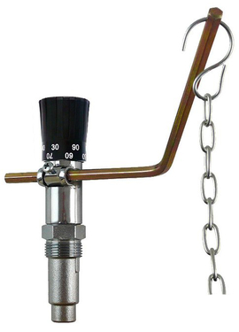 4elementsRegulator de tiraj H12,5, 37, T=30-90°C, G3/4" RT4T Regulus