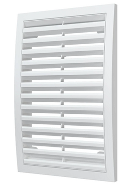 Вытяжная вентиляционная решетка из АБС-пластика Mistral 20х30 White